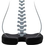 Powerton Ergo Sedos, ergonomický podsedák pod zadok, pamäťová pena, čierny