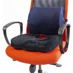 Powerton Ergo Sedos, ergonomický podsedák pod zadok, pamäťová pena, čierny