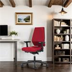 Powerton Ergo Sima, kancelárske ergonomické kreslo, červené