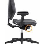 Powerton Ergo Sima, kancelárske ergonomické kreslo, sivé