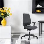 Powerton Ergo Sima, kancelárske ergonomické kreslo, sivé