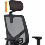 Powerton Ergo Tina, kancelárske ergonomické kreslo, čierne