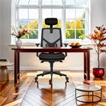 Powerton Ergo Tina, kancelárske ergonomické kreslo, čierne