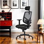 Powerton Ergo Tina, kancelárske ergonomické kreslo, čierne