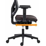 Powerton Ergo Tina, kancelárske ergonomické kreslo, tmavo-modré