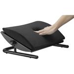 Powerton Ergo Uluna, podložka pod nohy, odnímateľný mäkký vankúš, čierna