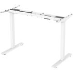 Powerton Ergo Uno, rám stola, elektricky nastaviteľná výška, biely