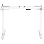 Powerton Ergo Uno, rám stola, elektricky nastaviteľná výška, biely