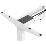 Powerton Ergo Uno, rám stola, elektricky nastaviteľná výška, biely