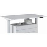Powerton Ergo Uno, rám stola, elektricky nastaviteľná výška, biely