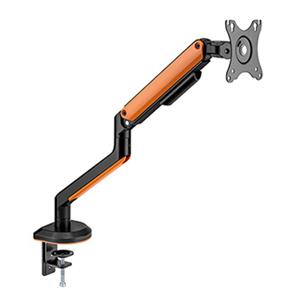 Powerton ERGO VISTA Polohovatelný držiak pre monitor, čierny, 2-9KG, svorka, 17"- 32", 75x75/100x100