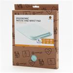 Powerton Ergoline Pastel Edition, podložka pod myš a zápästie, ergonomická, zelená