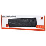 Powerton LIFE Slim, klávesnica, USB, CZ/SK, čierna