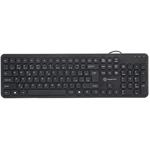 Powerton LIFE Slim, klávesnica, USB, CZ/SK, čierna