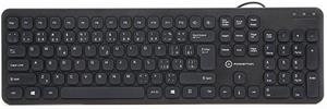 Powerton LIFE Slim, klávesnica, USB, CZ/SK, čierna