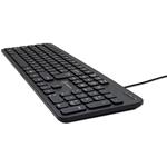 Powerton LIFE Slim, klávesnica, USB, US, čierna