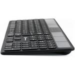 Powerton LIFE SolarSlim, solárna bezdrôtová klávesnica, CZ/SK, čierna