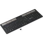 Powerton LIFE SolarSlim, solárna bezdrôtová klávesnica, CZ/SK, čierna