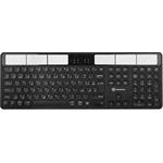 Powerton LIFE SolarSlim, solárna bezdrôtová klávesnica, CZ/SK, čierna