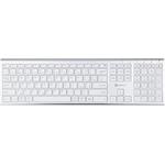 Powerton LIFE UltraSlim, bezdrôtová klávesnica, CZ/SK, strieborná