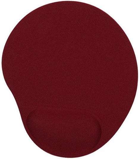 Powerton podložka pod myš, ergonomická, gélová, červená