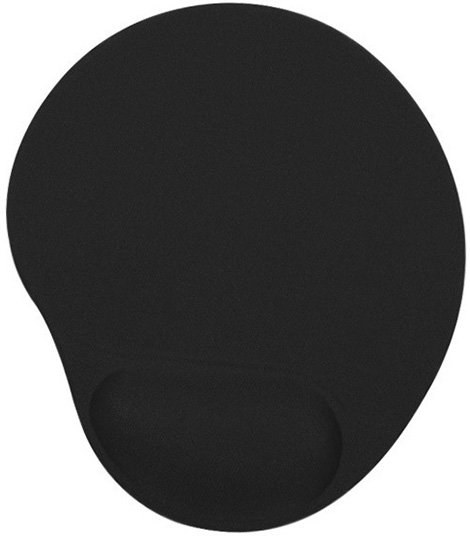 Powerton podložka pod myš, ergonomická, gélová, čierna