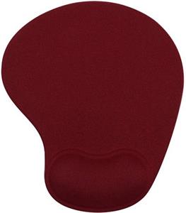 Powerton podložka pod myš, ergonomická, gélová, mini, červená