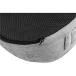 Powerton podsedák pod zadok, ergonomický, pamäťová pena, sivý