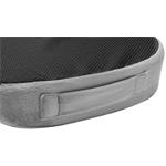 Powerton podsedák pod zadok, ergonomický, pamäťová pena, sivý