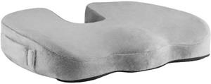 Powerton podsedák pod zadok, ergonomický, pamäťová pena, sivý