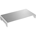 Powerton podstavec pod monitor, minimalistický, hliník, strieborný