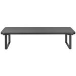 Powerton podstavec pod monitor, priestor pre klávesnicu, rýchla montáž, oceľ, drevotrieska, čierny