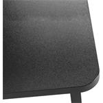 Powerton podstavec pod monitor, priestor pre klávesnicu, rýchla montáž, oceľ, drevotrieska, čierny