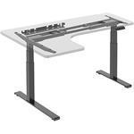 Powerton rám rohového stola, elektricky nastaviteľná výška, čierny