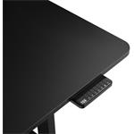 Powerton rám stola, elektricky nastaviteľná výška, čierny
