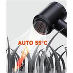 Powerton SMART IONAI, plazmový fén na vlasy s ionizáciou a AI, čierny