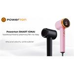 Powerton SMART IONAI, plazmový fén na vlasy s ionizáciou a AI, čierny