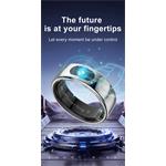 Powerton Smart Ring Pro, inteligentný prsteň, veľkosť 12, čierny, (rozbalené)