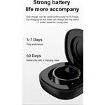 Powerton Smart Ring Pro, inteligentný prsteň, veľkosť 9, strieborný