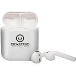 Powerton WPBTE01, bezdrôtové slúchadlá, bielé