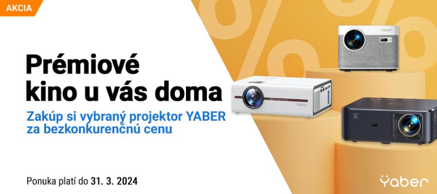Prémiové projektory Yaber od 129€