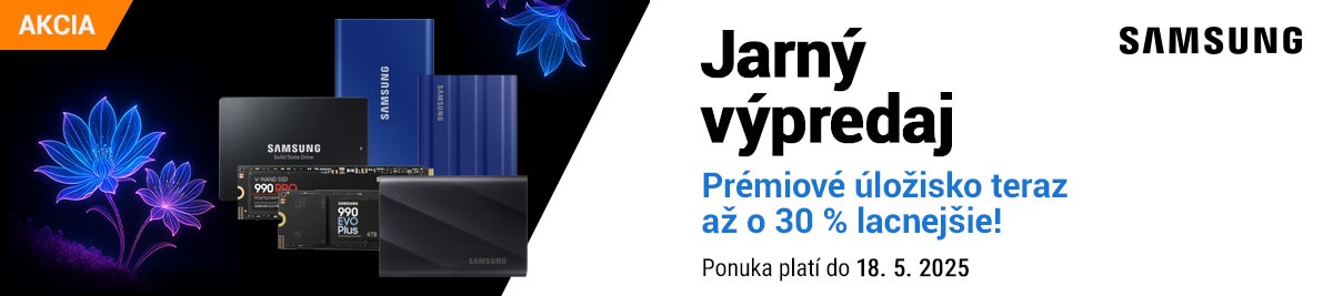 Prémiové úložiská Samsung o 30% lacnejšie!
