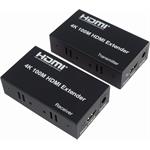 PremiumCord 4K HDMI extender na 100m cez jeden kábel Cat5e/Cat6