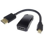 PremiumCord 8K@30Hz, 4K@120Hz adaptér HDMI na DisplayPort Female/Male s napájaním z USB