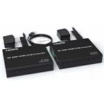 PremiumCord 8K@60Hz HDMI KVM extender s USB2.0 na 50m cez jeden kábel Cat6/6A