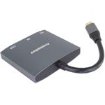 PremiumCord adaptér USB-C na HDMI, USB3.0, PD