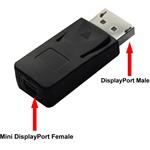 PremiumCord DisplayPort Male adapter na mini DisplayPort Female