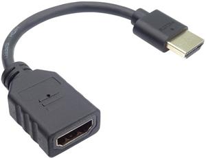 PremiumCord Flexi adaptér HDMI Male - Female pre ohybné zapojenie káblu do TV