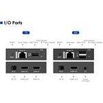 PremiumCord HDMI 2.0 KVM extender Ultra HD 4kx2k@60Hz na 70m s prenosom USB