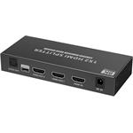 PremiumCord HDMI 2.1 splitter 1-2 porty, 8K@60hz, 4K@120Hz, 1080p, HDR+